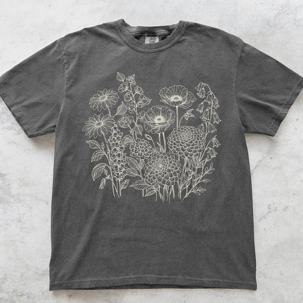 Floral Field Notes T-Shirt