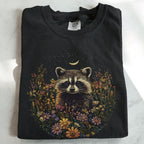 Raccoon Wildflower T-Shirt