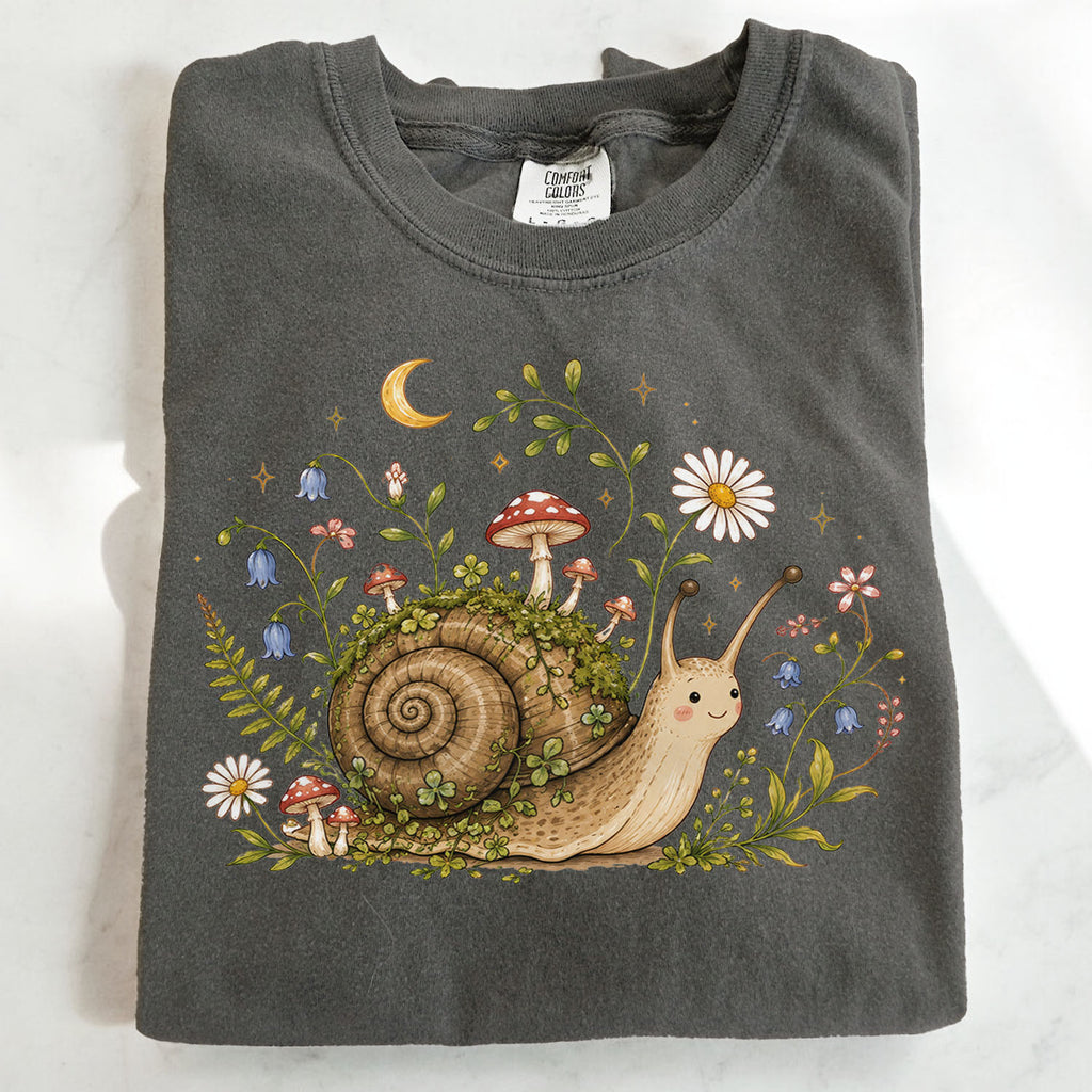 Blooming at My Own Pace Snail T-Shirt