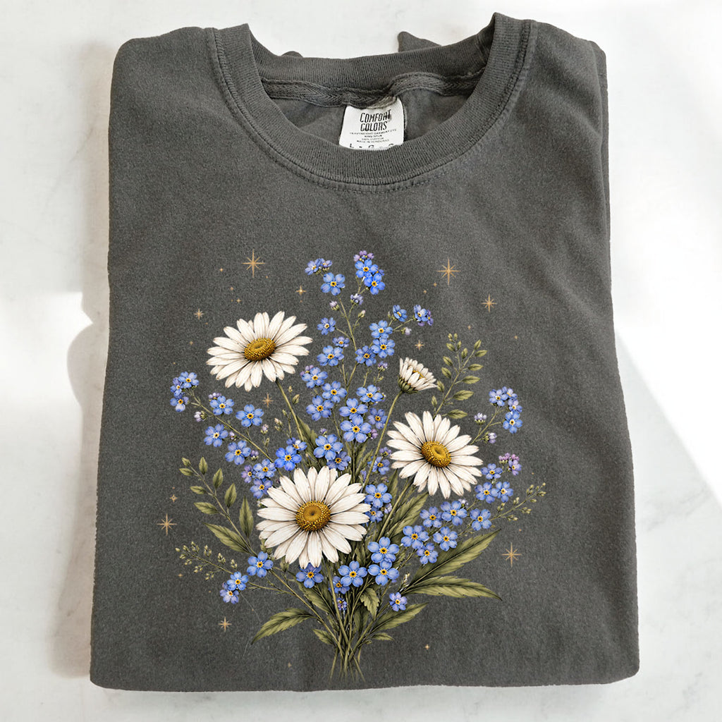 Forget Me Not Dasiy Floral T-Shirt