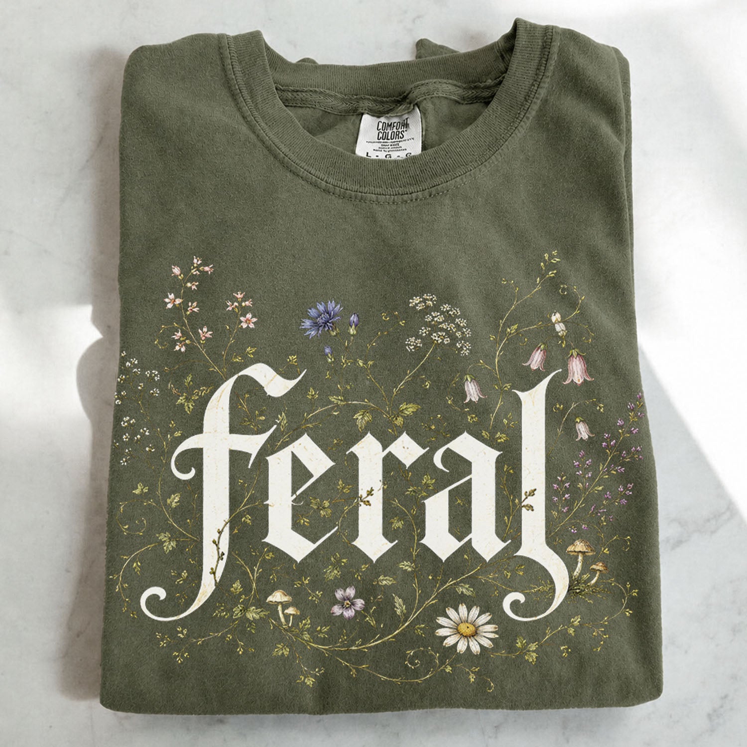 Feral Wildflower Graphic T-Shirt