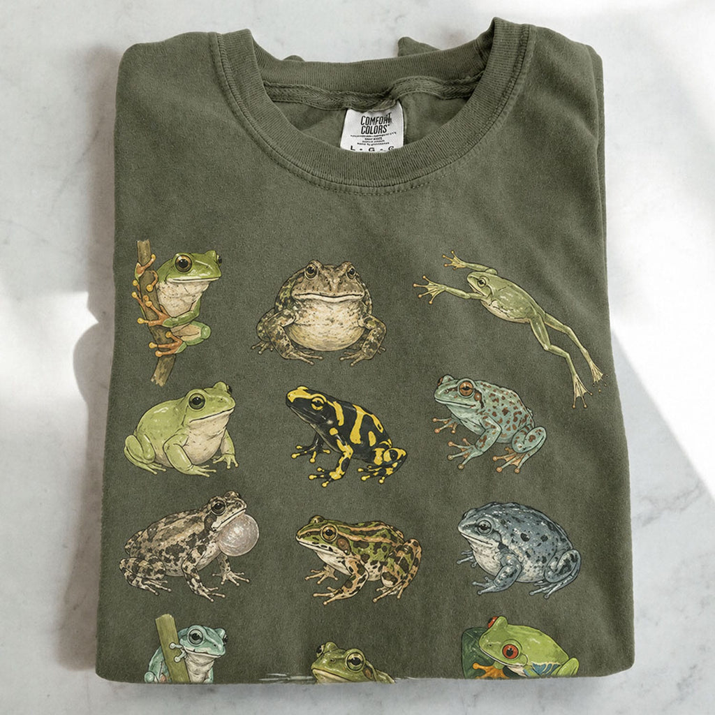 Frog Species T-Shirt - Charmed and Wyld
