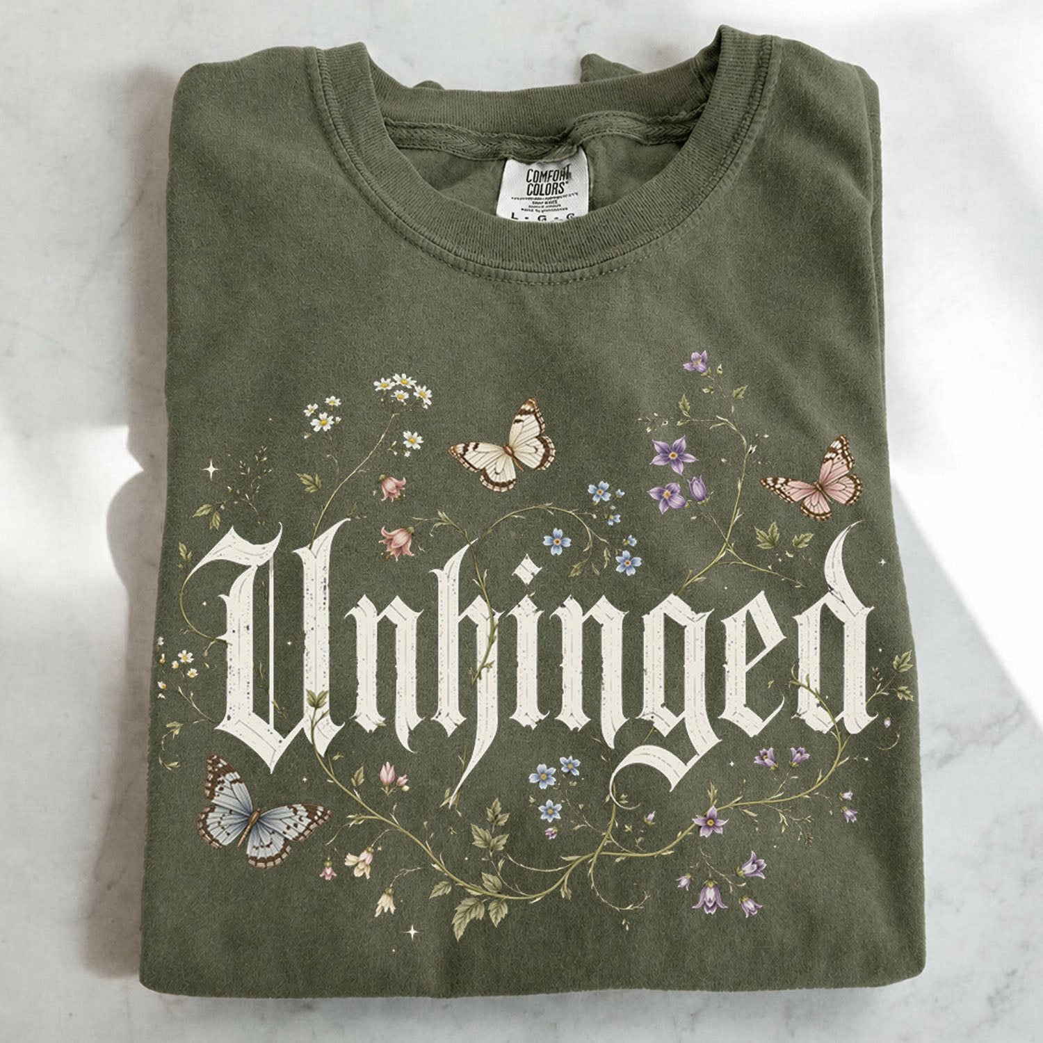 Unhinged Wildflower Graphic T-Shirt