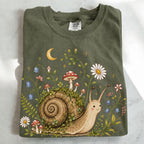 Blooming at My Own Pace Snail T-Shirt