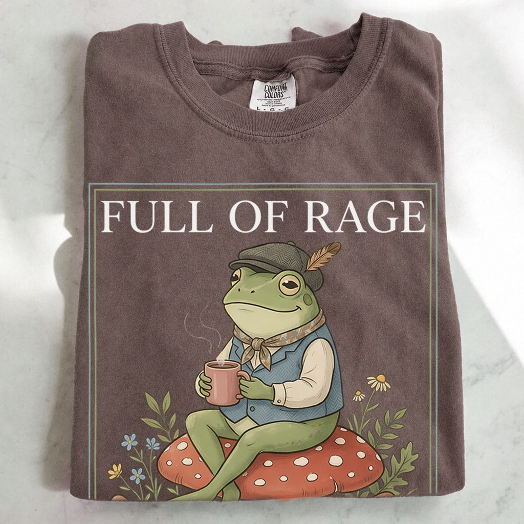 Full of Rage and Whimsy Frog T-Shirt - Charmed and Wyld