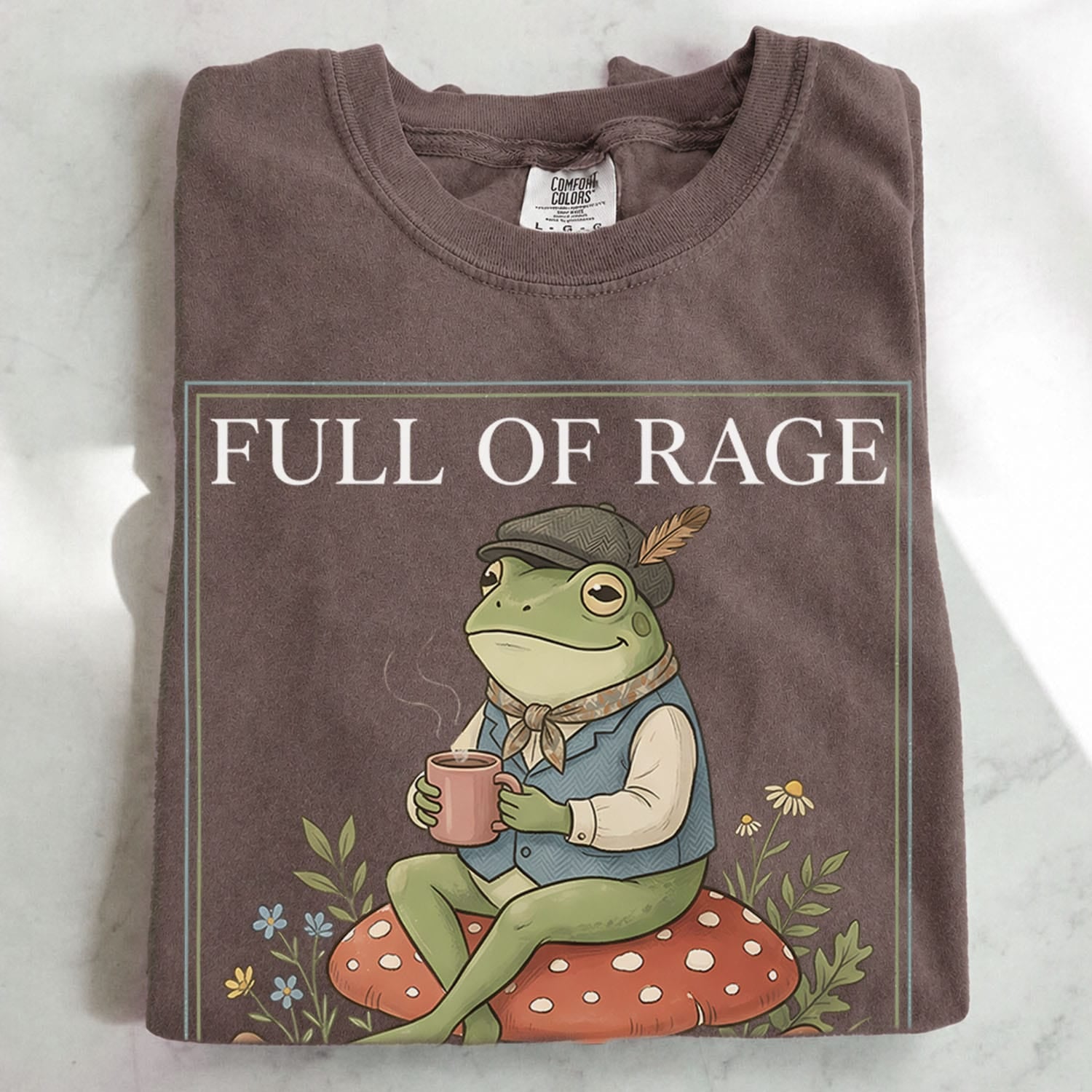 Full of Rage and Whimsy Frog T-Shirt - Charmed and Wyld