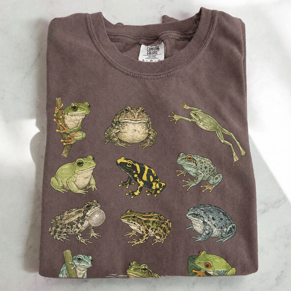 Frog Species T-Shirt - Charmed and Wyld