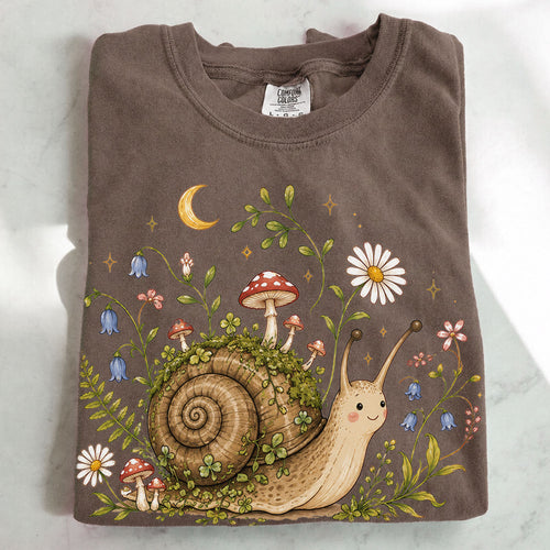 Blooming at My Own Pace Snail T-Shirt
