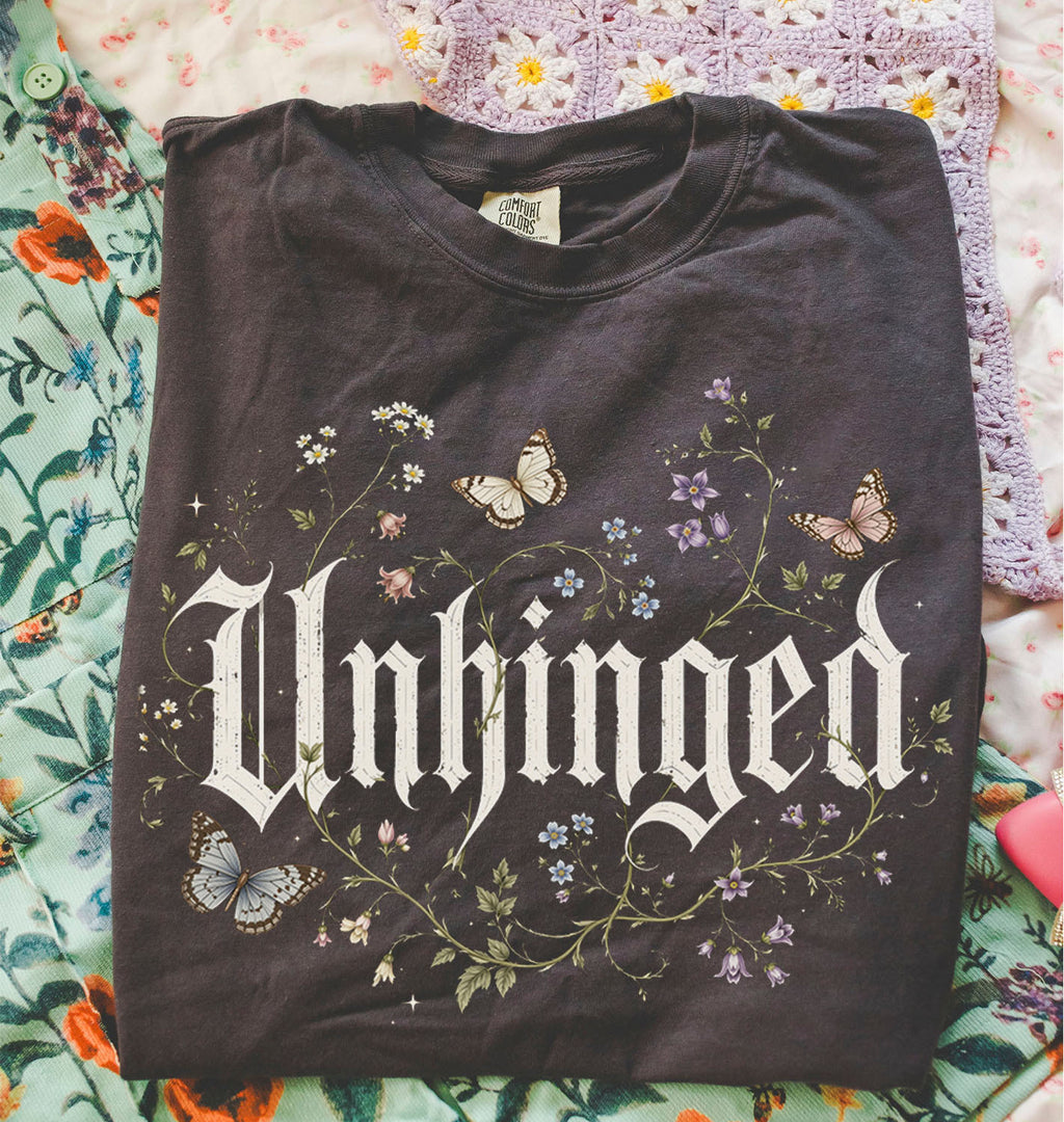 Unhinged Wildflower Graphic T-Shirt