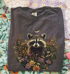Raccoon Wildflower T-Shirt