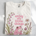 Enjoy the Little Things Pink Frog T-Shirt
