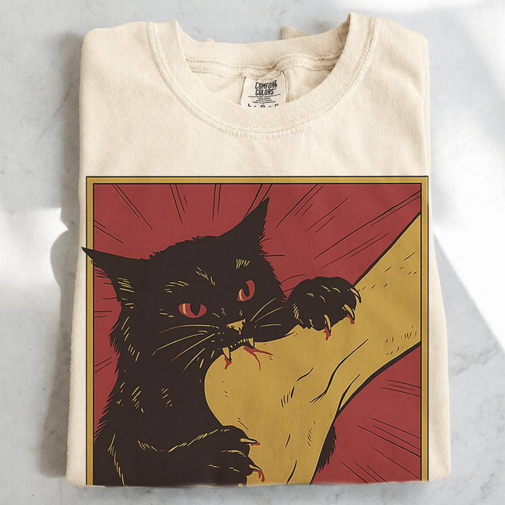 Black Cat Vampire T-Shirt