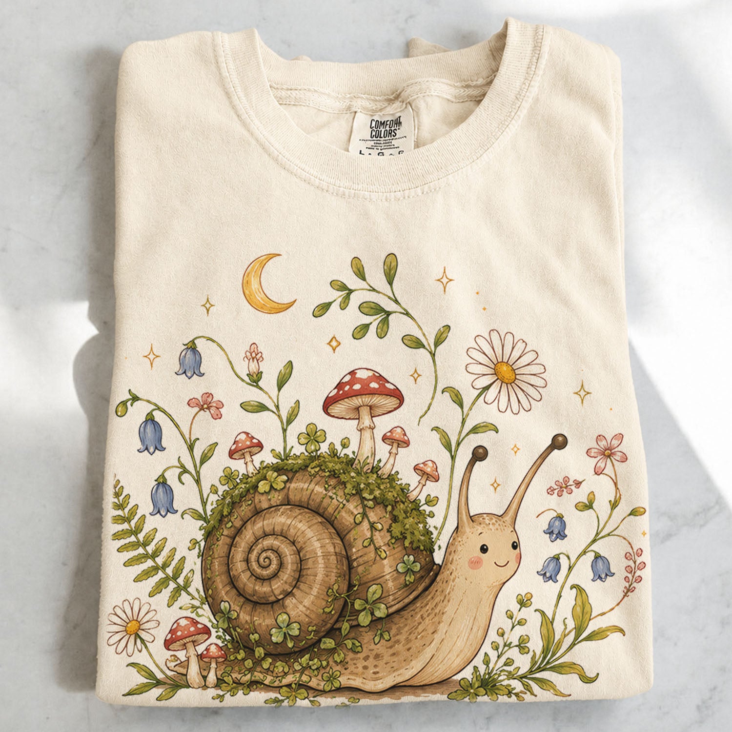 Blooming at My Own Pace Snail T-Shirt
