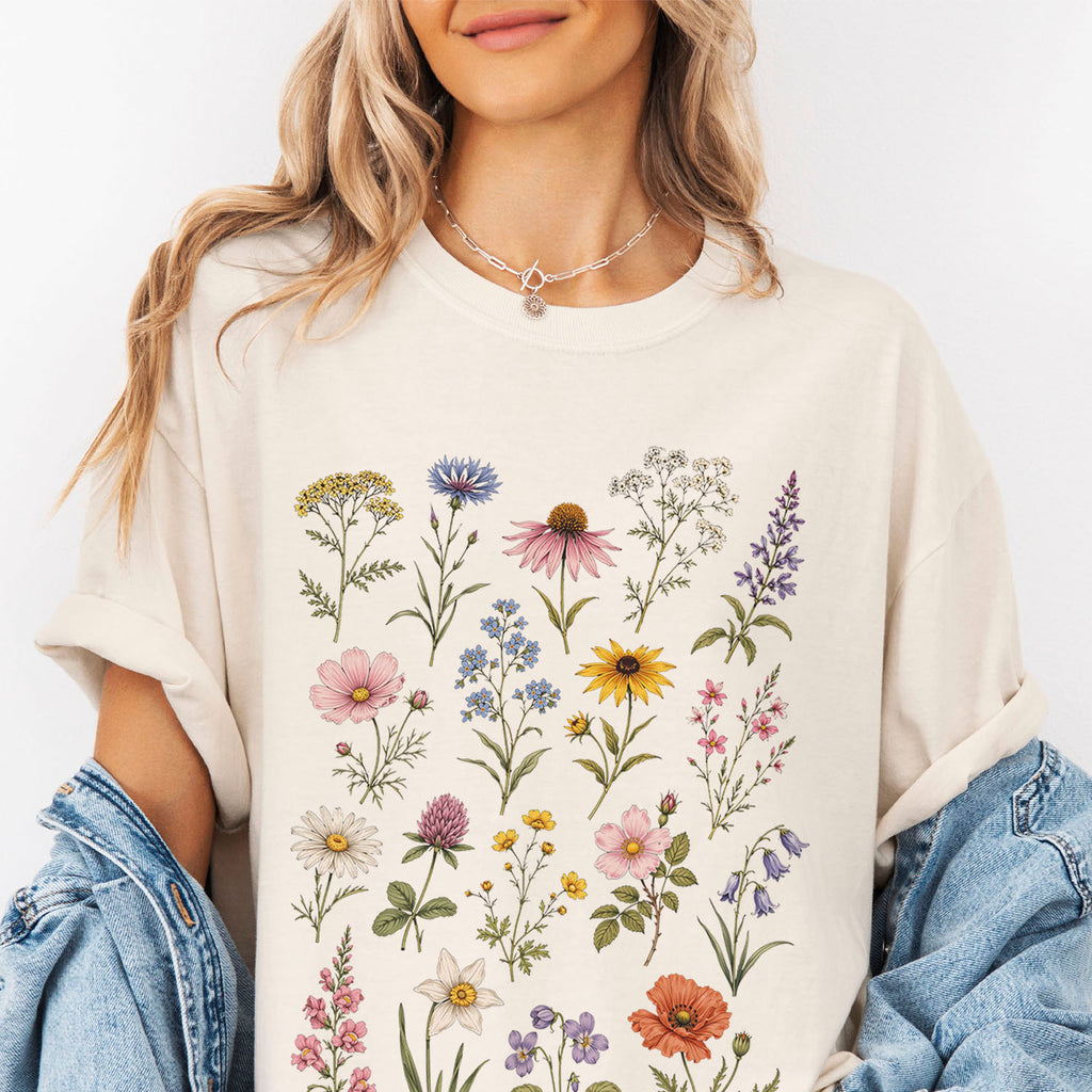 Meadow Blooms Wildflower T-Shirt