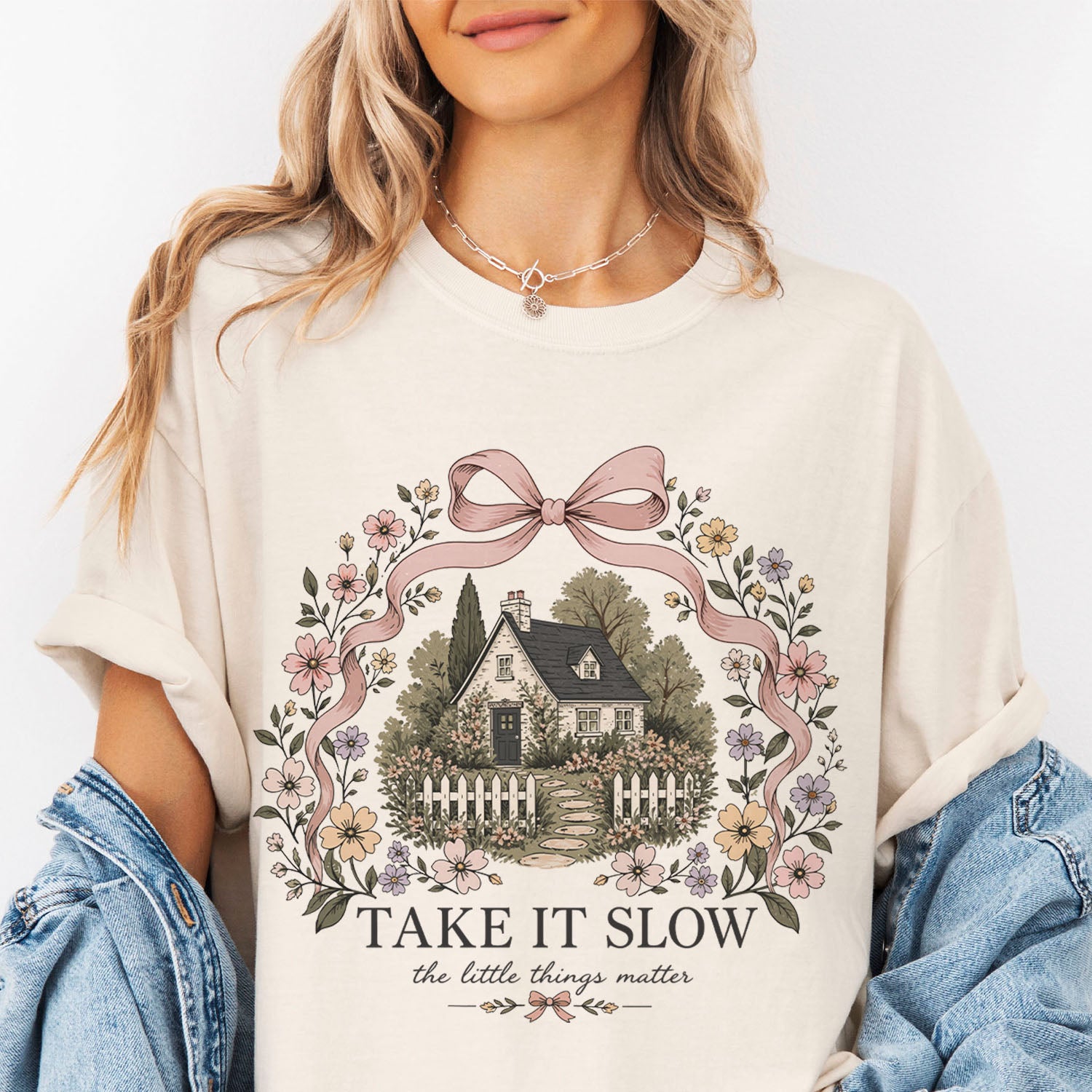 Take It Slow Coquette Cottage T-Shirt