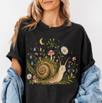 Blooming at My Own Pace Snail T-Shirt