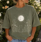 Frog Stargazing Moon T-Shirt