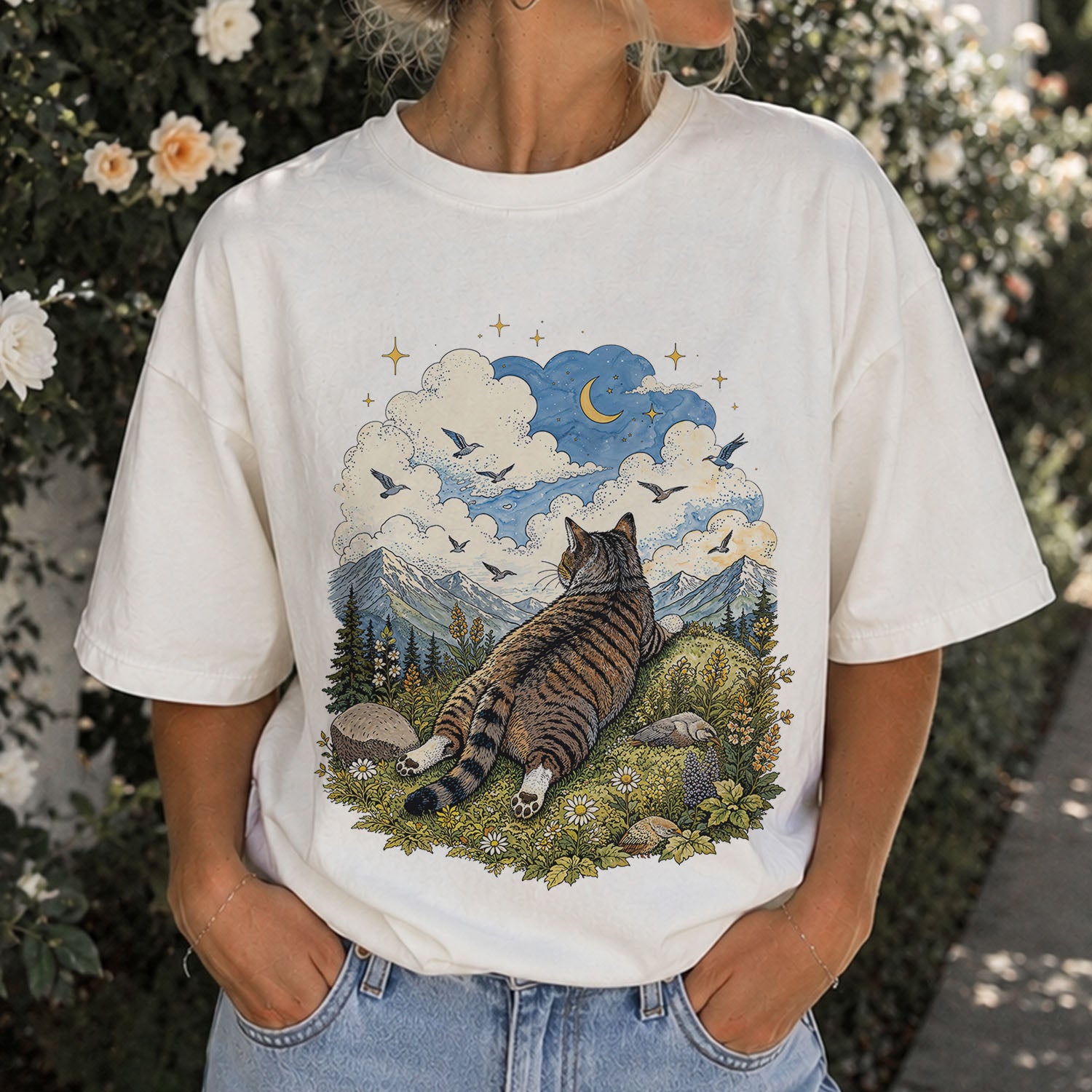 Cat Daydreamer Tshirt