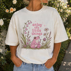 Enjoy the Little Things Pink Frog T-Shirt