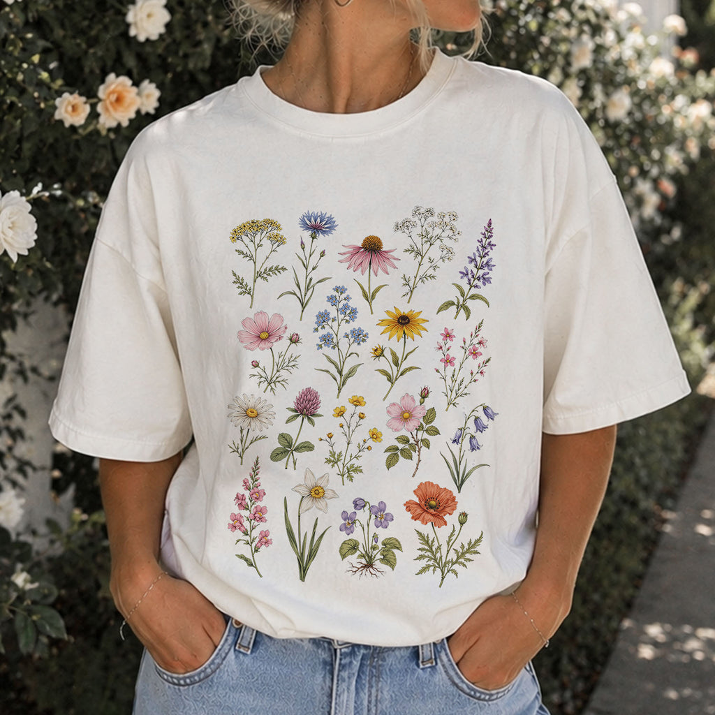 Meadow Blooms Wildflower T-Shirt