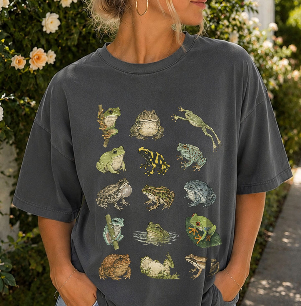 Frog Species T-Shirt - Charmed and Wyld
