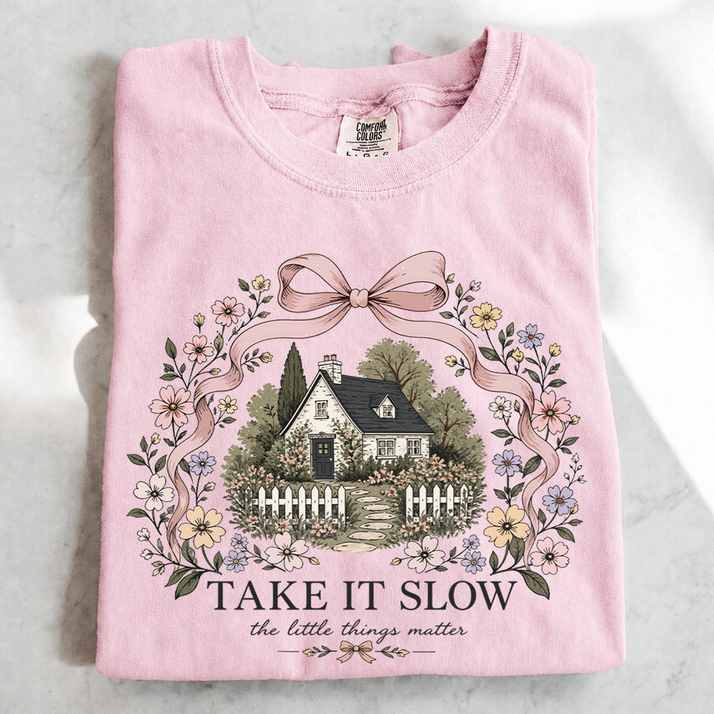 Take It Slow Coquette Cottage T-Shirt
