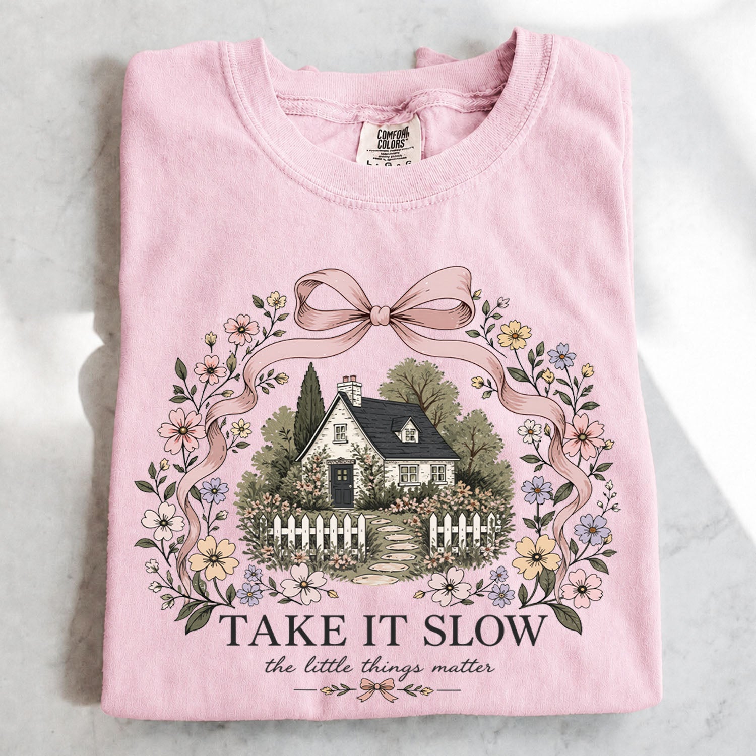 Take It Slow Coquette Cottage T-Shirt