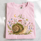 Blooming at My Own Pace Snail T-Shirt