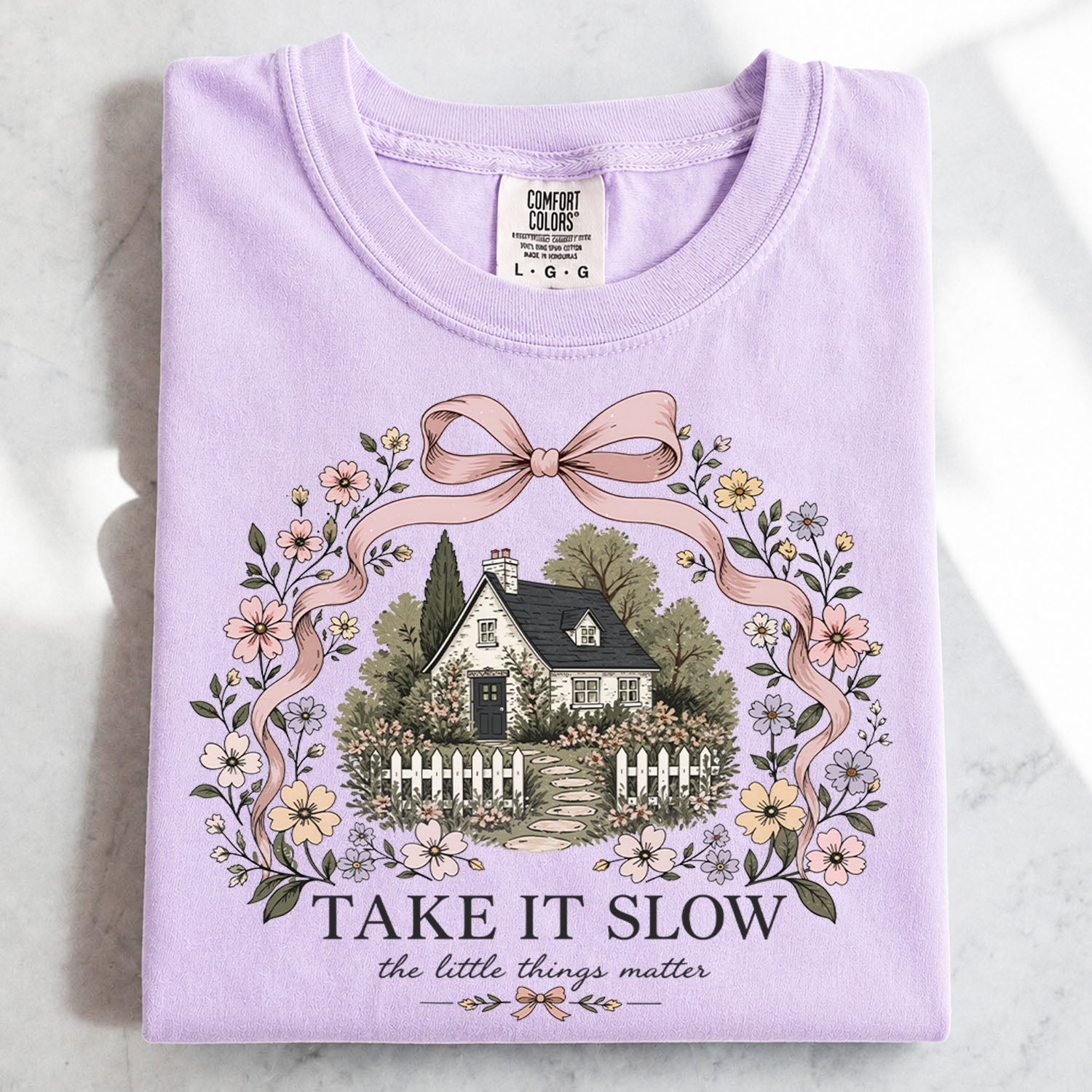 Take It Slow Coquette Cottage T-Shirt