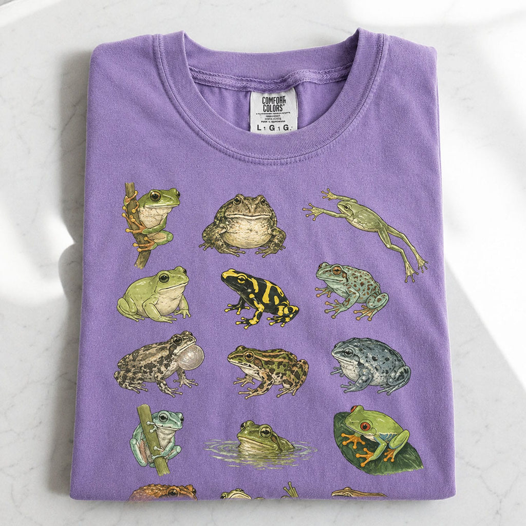 Frog Species T-Shirt - Charmed and Wyld
