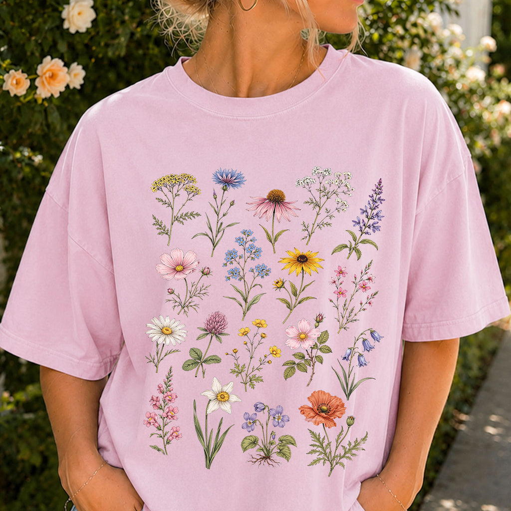 Meadow Blooms Wildflower T-Shirt