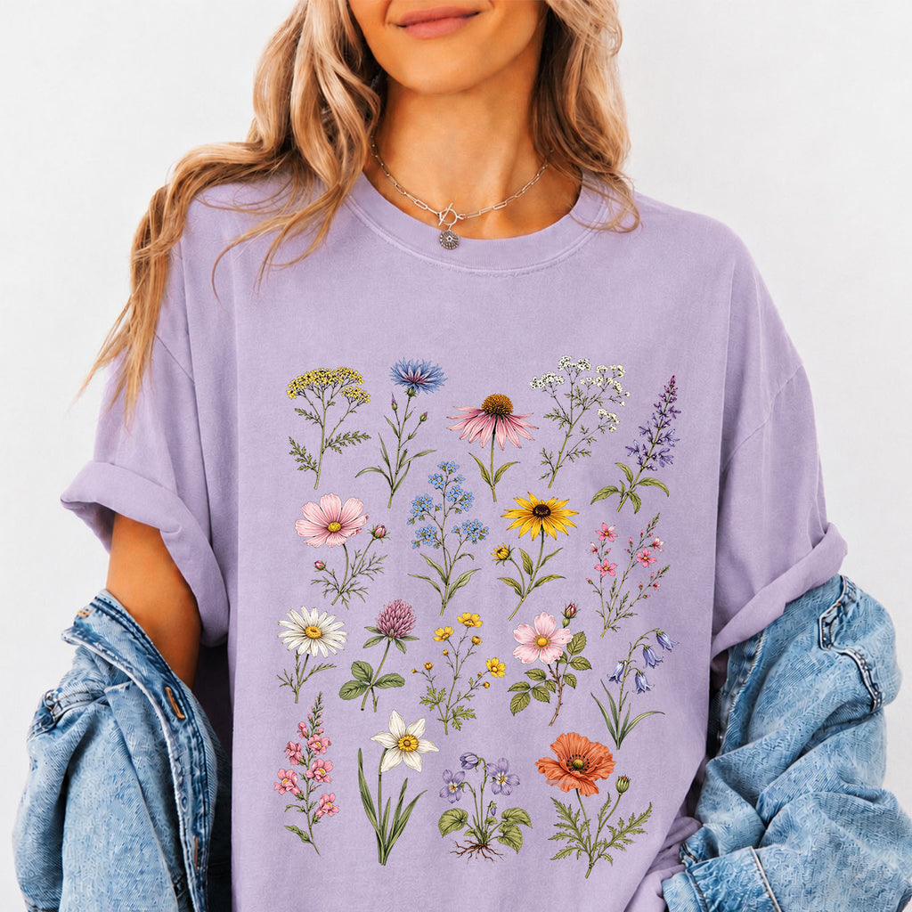 Meadow Blooms Wildflower T-Shirt