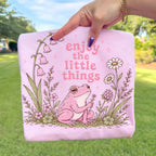 Enjoy the Little Things Pink Frog T-Shirt