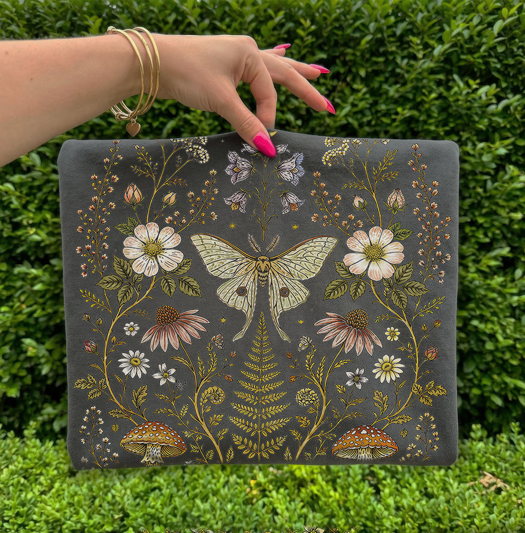 Whimsical Moth Wildflower T-Shirt
