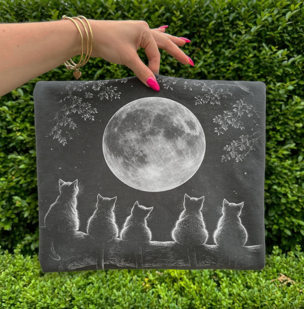 The Moon Watchers Cat T-Shirt