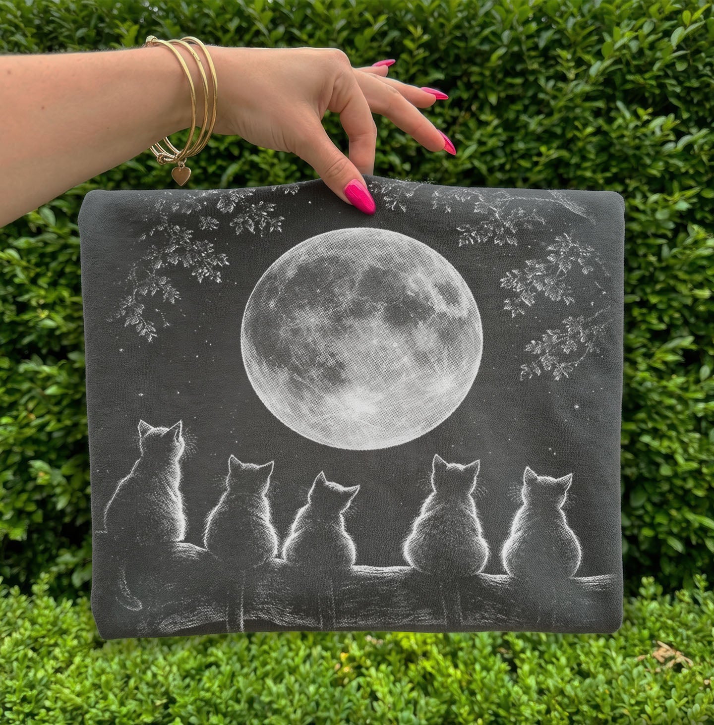 The Moon Watchers Cat T-Shirt