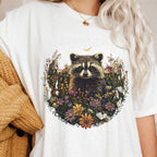 Raccoon Wildflower T-Shirt