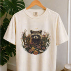 Raccoon Wildflower T-Shirt