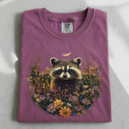 Raccoon Wildflower T-Shirt
