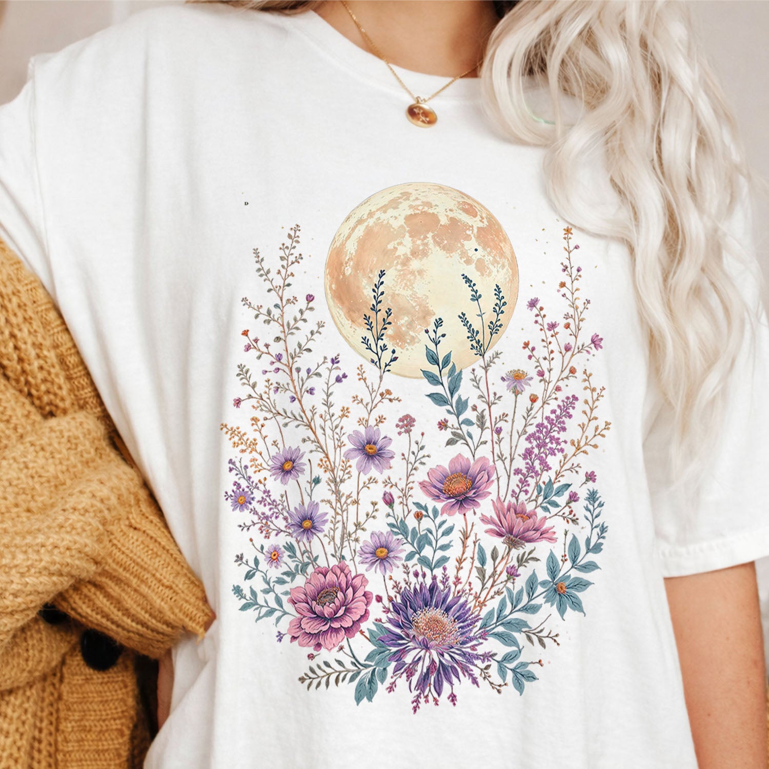 Moon Floral T-Shirt