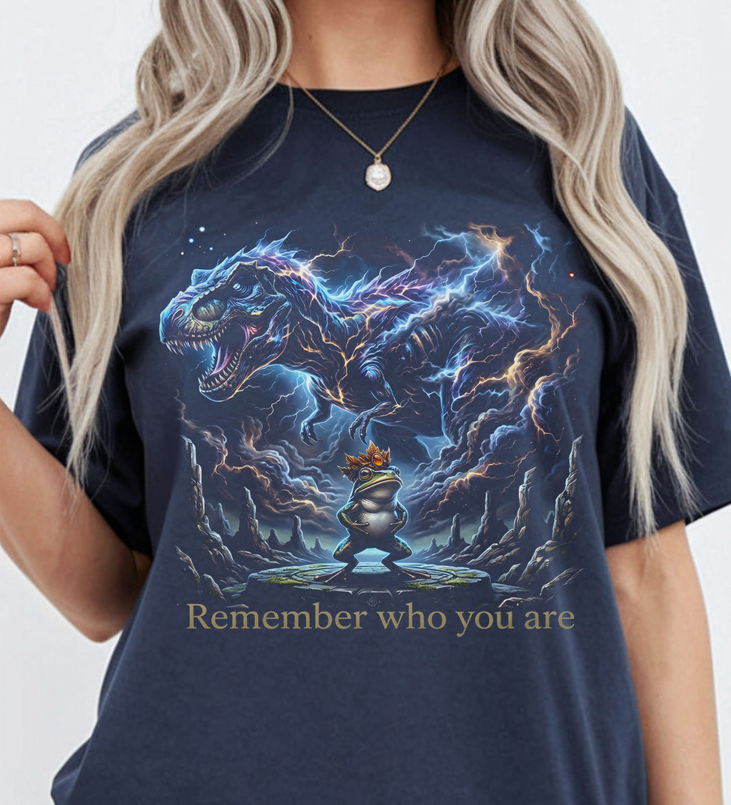 Remember Who You Are Dinosaur T-Shirt