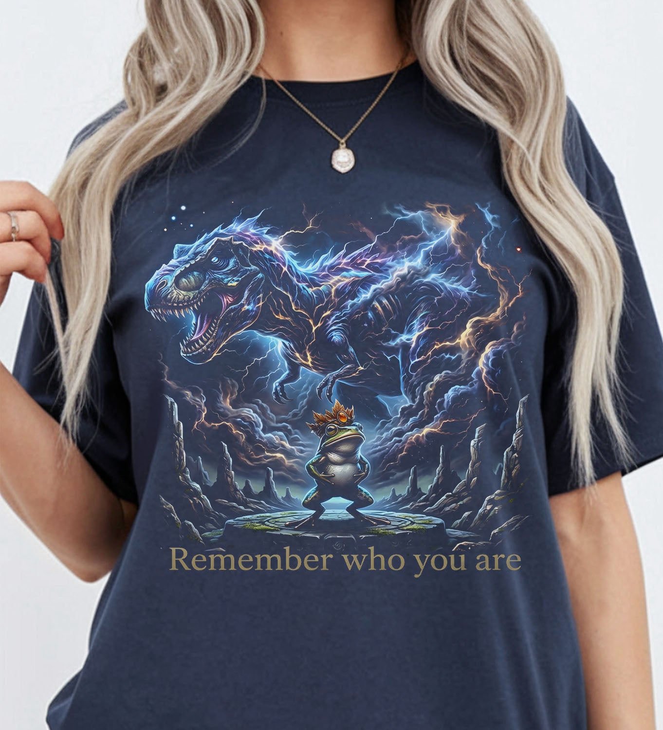Remember Who You Are Dinosaur T-Shirt