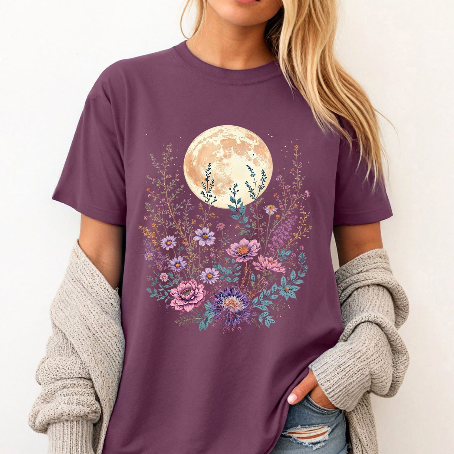 Moon Floral T-Shirt