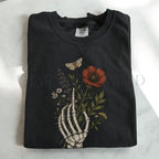 Skeleton Bouquet T-Shirt - Charmed and Wyld