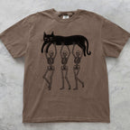 Lazy Bones Black Cat T-Shirt