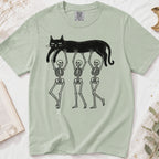 Lazy Bones Black Cat T-Shirt