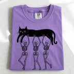 Lazy Bones Black Cat T-Shirt