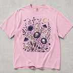 Skull Flower Comfort Colors T-Shirt - Blossom / S - T-Shirt