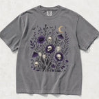 Skull Flower Comfort Colors T-Shirt - Grey / S - T-Shirt