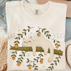 Sleepy White Cat T-Shirt - T-Shirt